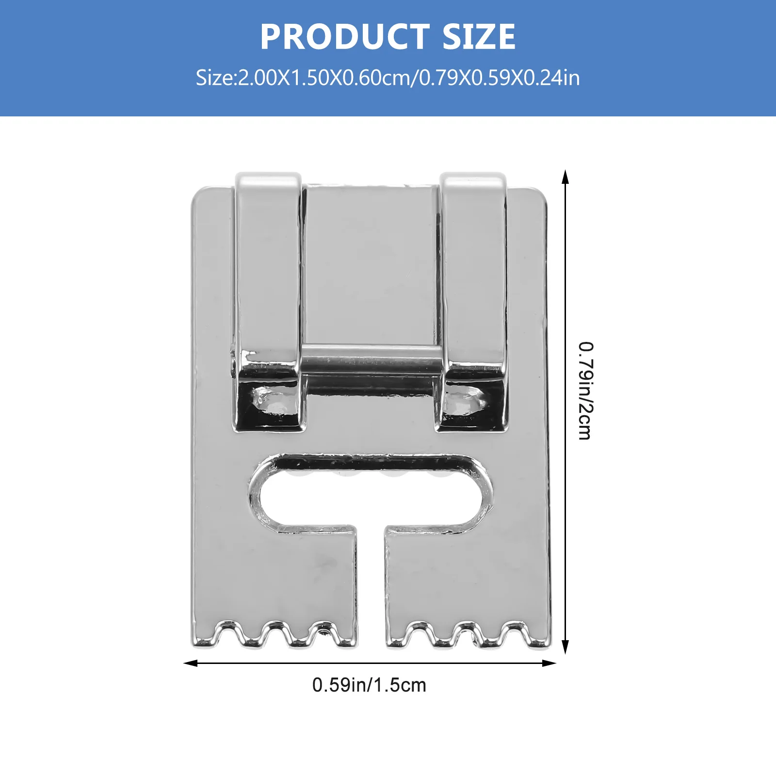 2 set Sewing Machine Presser Foot Set High-Grade Durable Lightweight Plastic Storage Double Needle Threading Device For