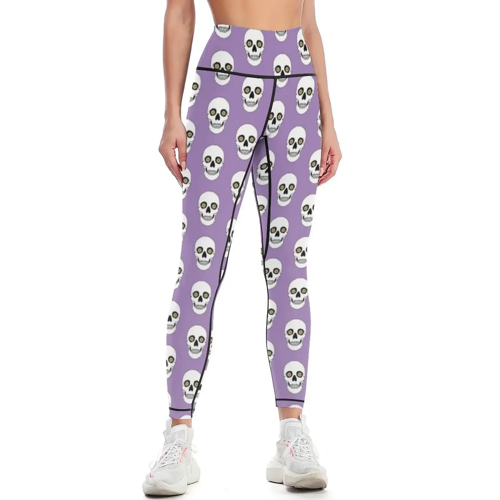 

orange flower skull Leggings joggers for Women's sportswear gym clothing Pants sport Womens Leggings