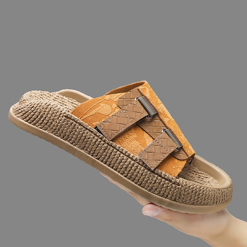 

Men's Sandals Designer Indoor Fashion Summer Man Sneaker Casual Shoes for Men 2026 New Slippers Home Flip Flops Flat Footwear 46