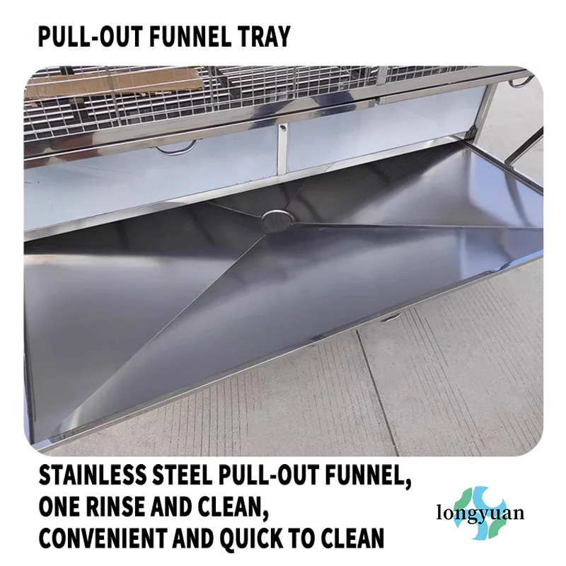 قفص حمامة من الفولاذ المقاوم للصدأ تجاري كبير عالي الجودة لتربية سباق وتدريب أثاث بيت الحيوانات الأليفة