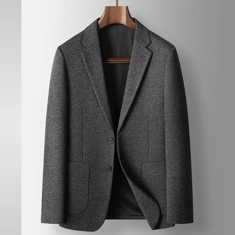 

2025 High-quality men's fashion boutique British style stylish, versatile and trendy business casual suit jacket