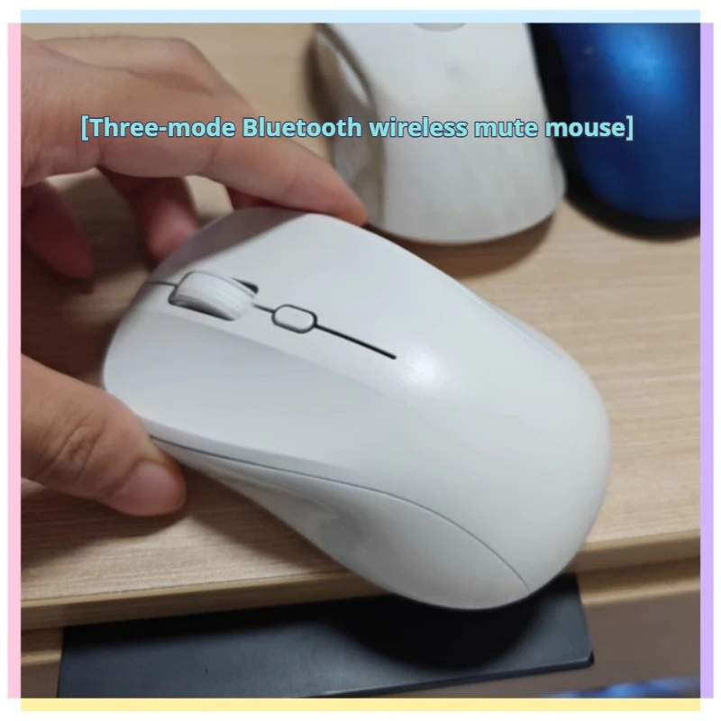 Bow M156 Tri-Mode Bluetooth Wireless Mute Mouse Plug And Play Multi Platform Compatible Durable Lightweight Game Office