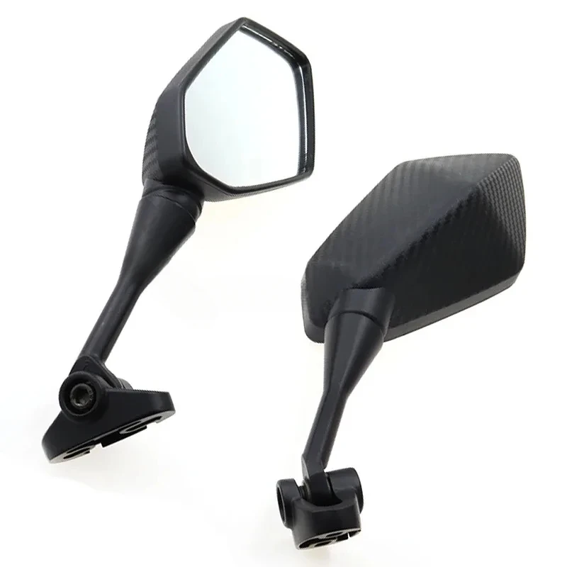 For DAYTONA 675 R Benelli 302R 252R Bajaj Pulsar 200 NS/200 RS Mirrors Motorcycle Scooter Rear View Mirror Carbon Look