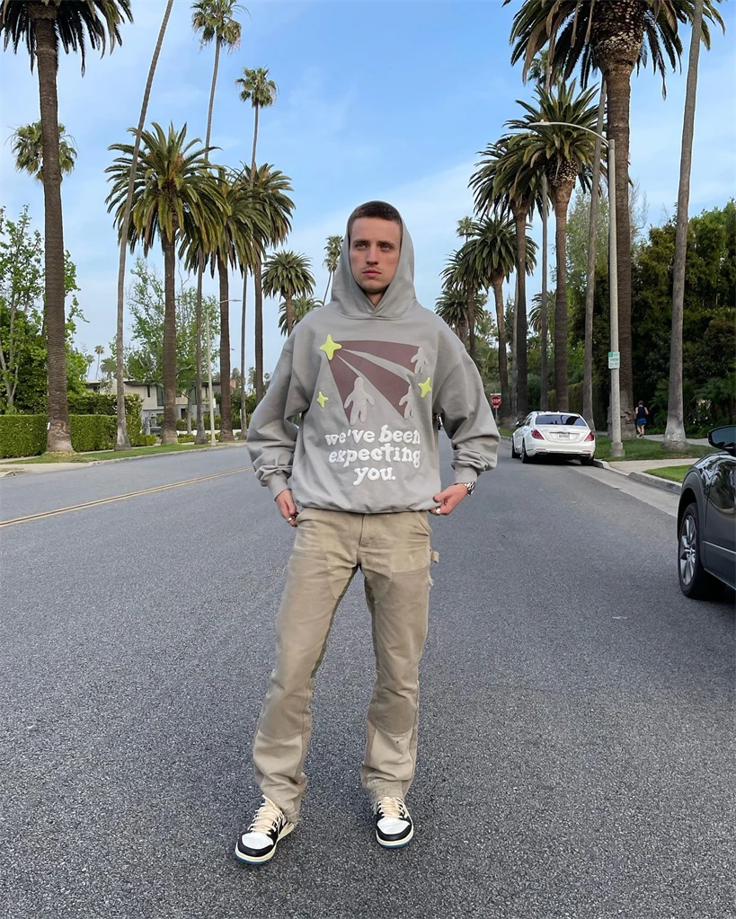 

Толстовка с капюшоном Fce Letter Pl Burst, спортивная толстовка, повседневная прямая модель, европейский стиль, молодежная одежда, весна...