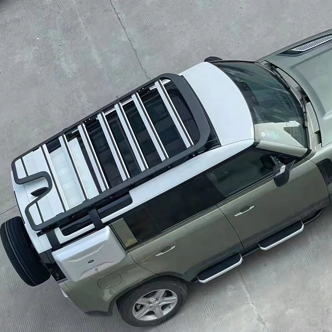 

Высококачественный багажник на крышу из алюминиевого сплава DEF4X4 для Land Rover Defender 110