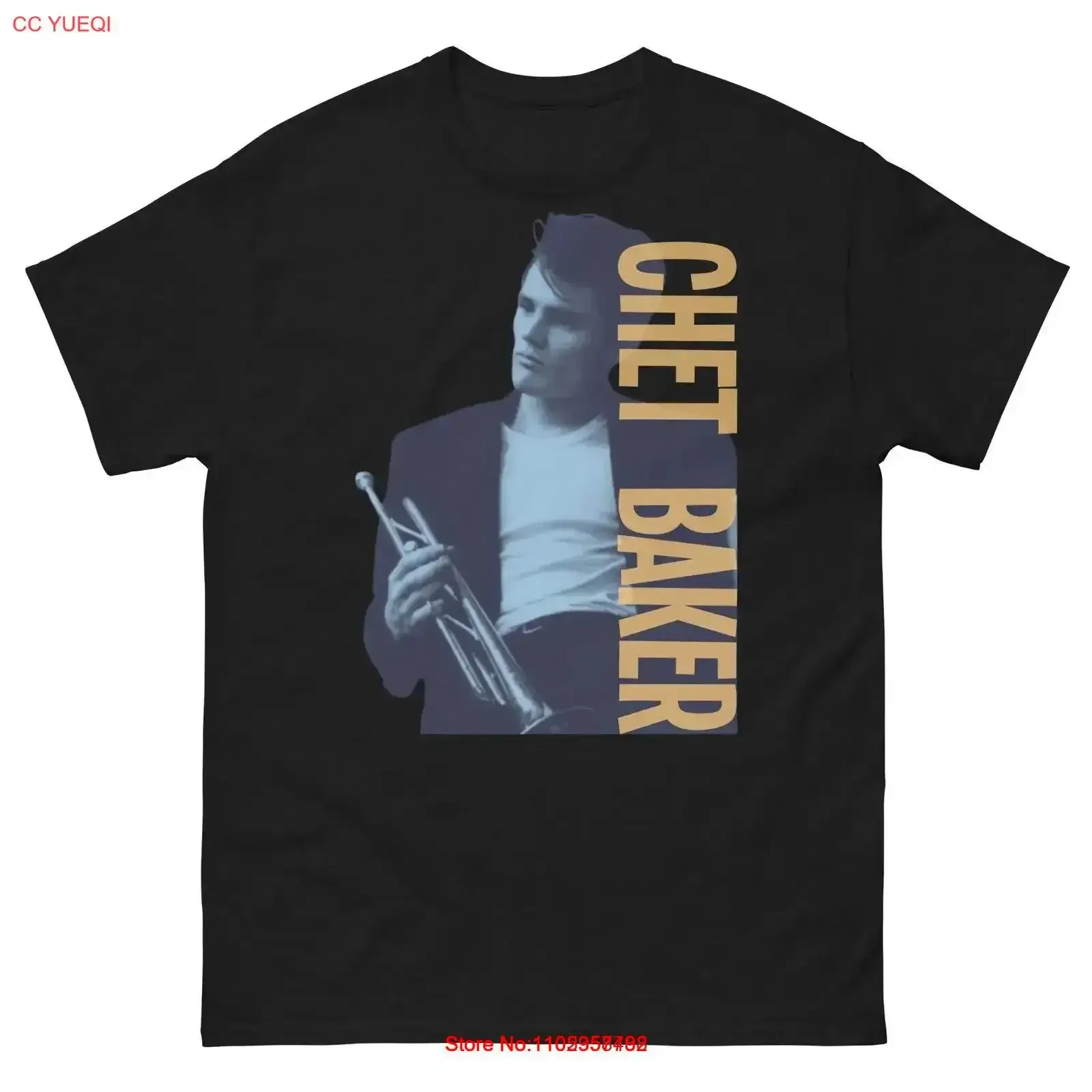 Chet Baker T-Shirt, Jazz Legend Tribute, Vintage-Musik, Vintage-Washed-Top für den Alltag, leicht grafisch, Unisex, vielseitig einsetzbar