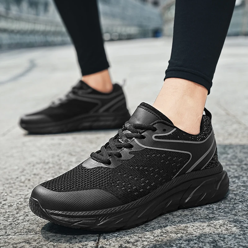 New 2024 men's running shoes Breathable outdoor sneakers Light casual non-slip comfortable training shoes Walking men's shoes