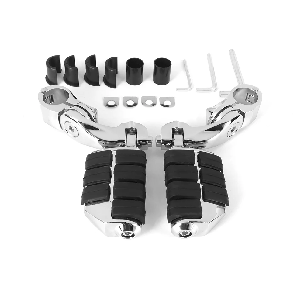 1 1/4 "32mm Motorfiets Voetsteun Snelweg Engine Guard Voetsteunen Mount Voetsteun Voor Harley Touring Honda kawasaki Suzuki Yamaha