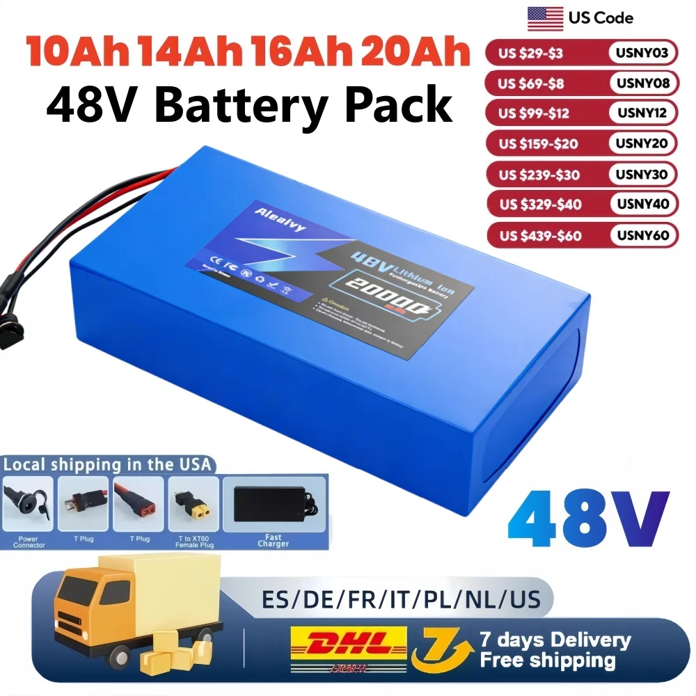 Aleaivy 48V 20Ah El…
