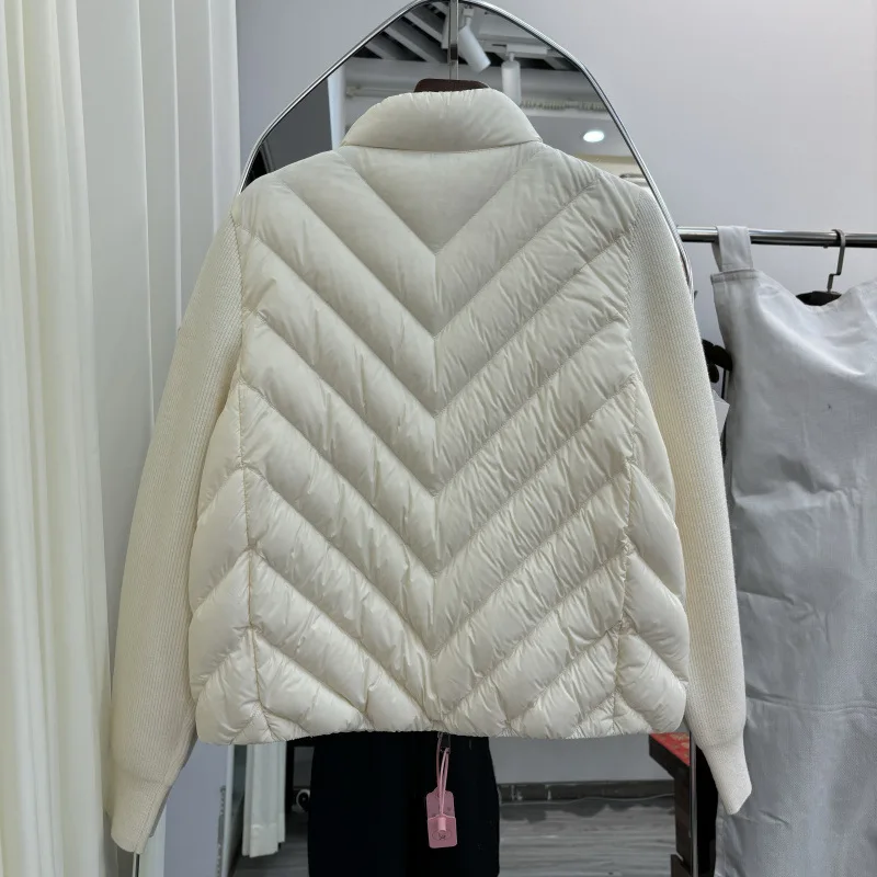 Piumino da donna di nuova moda autunno e inverno Giacca da pendolare con colletto alla coreana