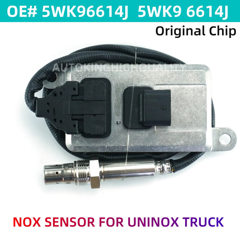 5WK96614J Original New NOX Sensor 6614J Nitrogen Oxygen Sensor For HYUNDAI 24V 2965084700 29650-84700 Car-styling