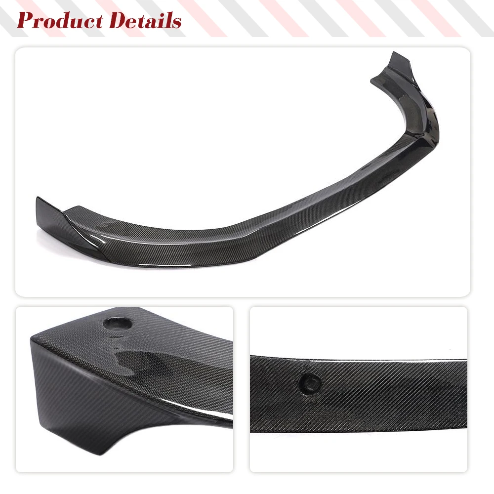 

Автомобильный передний бампер из углеродного волокна для Mercedes Benz W222 S63 S65 AMG 2018-2021, передняя губа, нижняя защита спойлера на подбородок