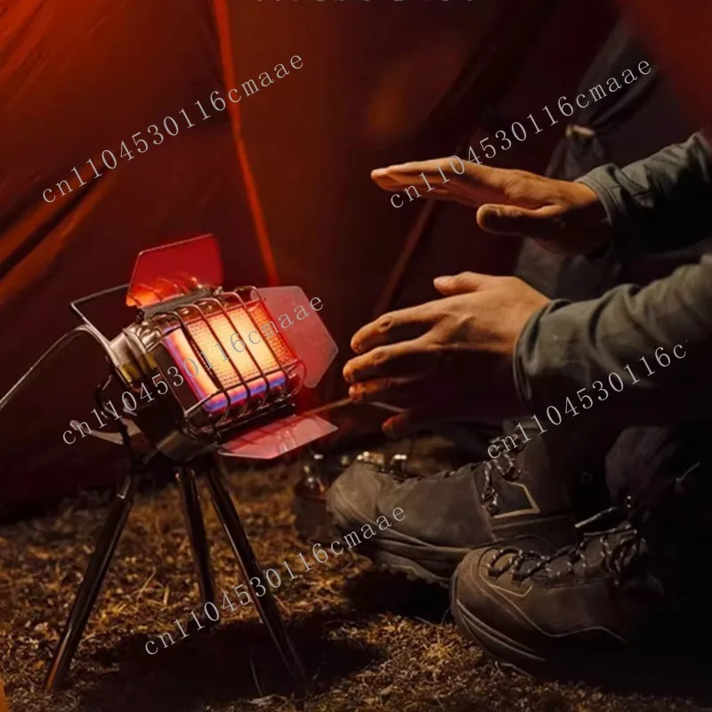 Outdoor Multi-functional Pressure-stabilized Heater, Red Light Stove, Boiling Water, Portable Mini Dual-purpose Camping Stove