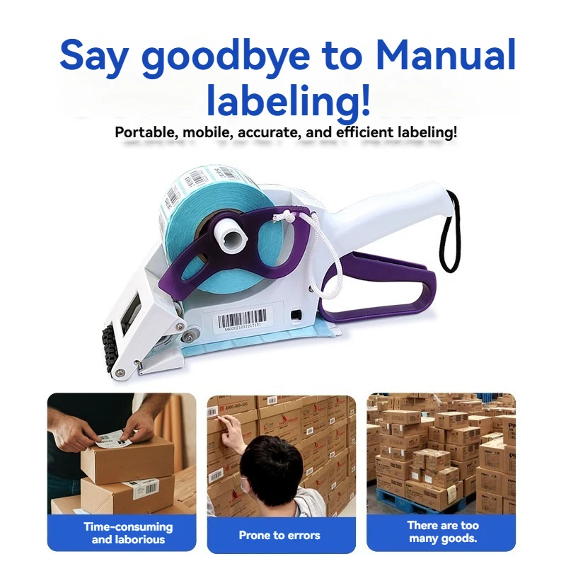 

Handheld Electric labeling machine Manual Self-adhesive Handheld labeling Automatic labeling machine