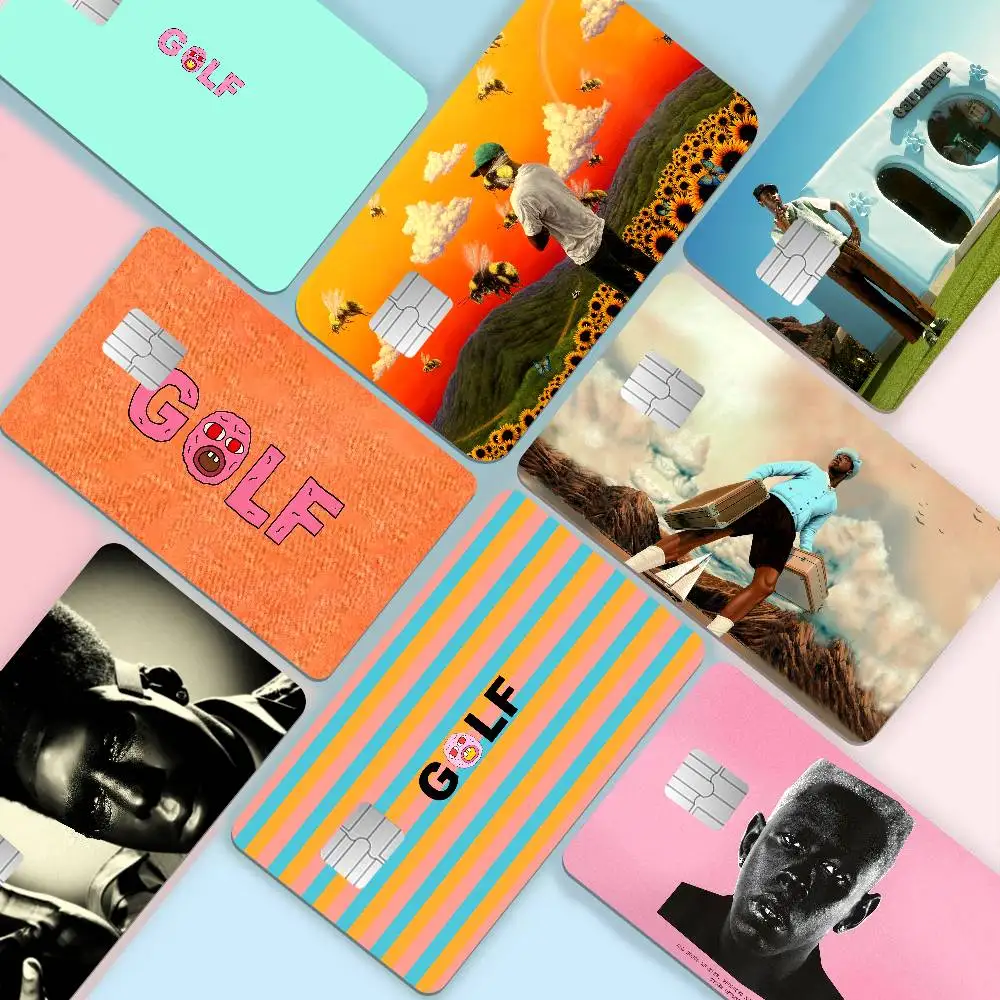 T-Tyler Funny C-Creator Credit Card Skin Stickers No Adhesive Residue Water Proof for VISA Credit Card Subway Access Card