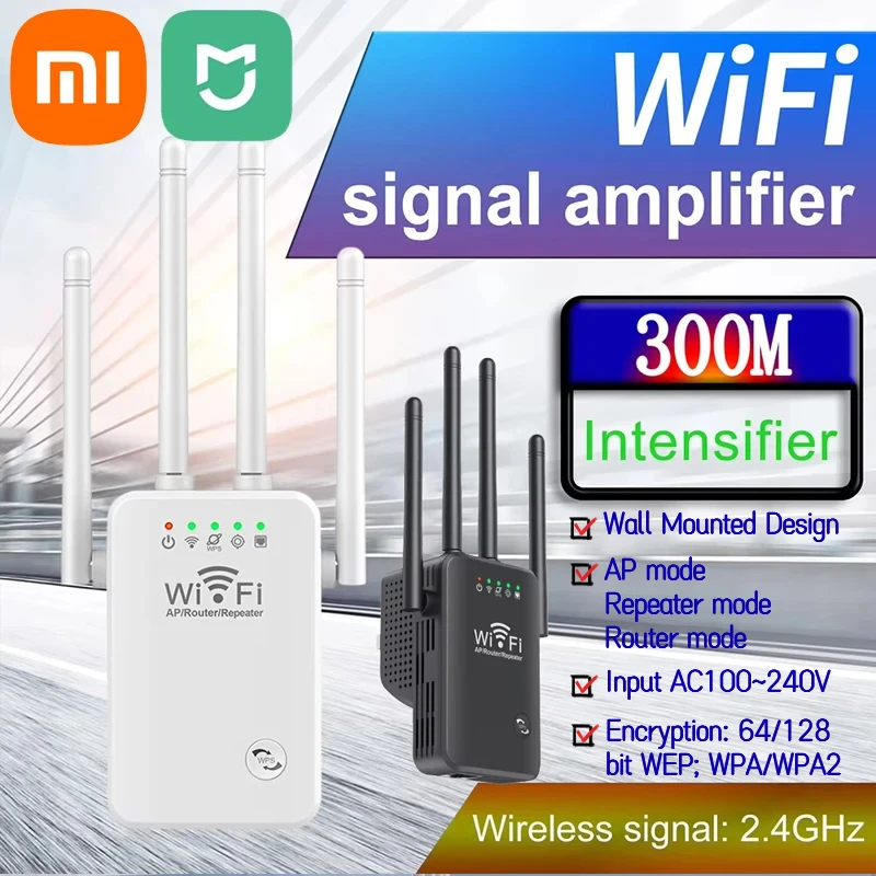 

Xiaomi Mijia Wi-Fi удлинители усилитель сигнала 2,4G/5Ghz беспроводной повторитель Wi-Fi 1200 Мбит/с 4 антенны дальнего действия с портом Ethernet