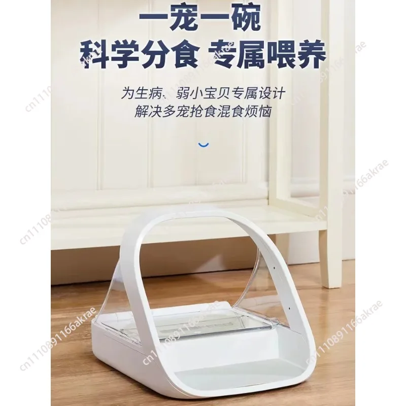 for Cat Automatic Feeder Smart Chip Recognition Sensor Wet Food Preservation Pet Cat Bowl Insect Proof