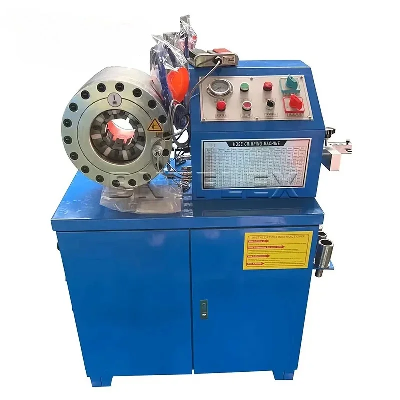 

Top Quality 220v Crimping And Skiving HZ-50D Automatic High Pressure Hose Crimping Machine