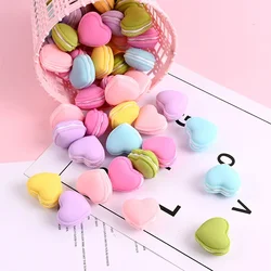 10 Pcs Simulation 3D Love Macaron Cream Cake Looks Delicious DIY Japanese Food Toys Fake Dessert Craft Decoration