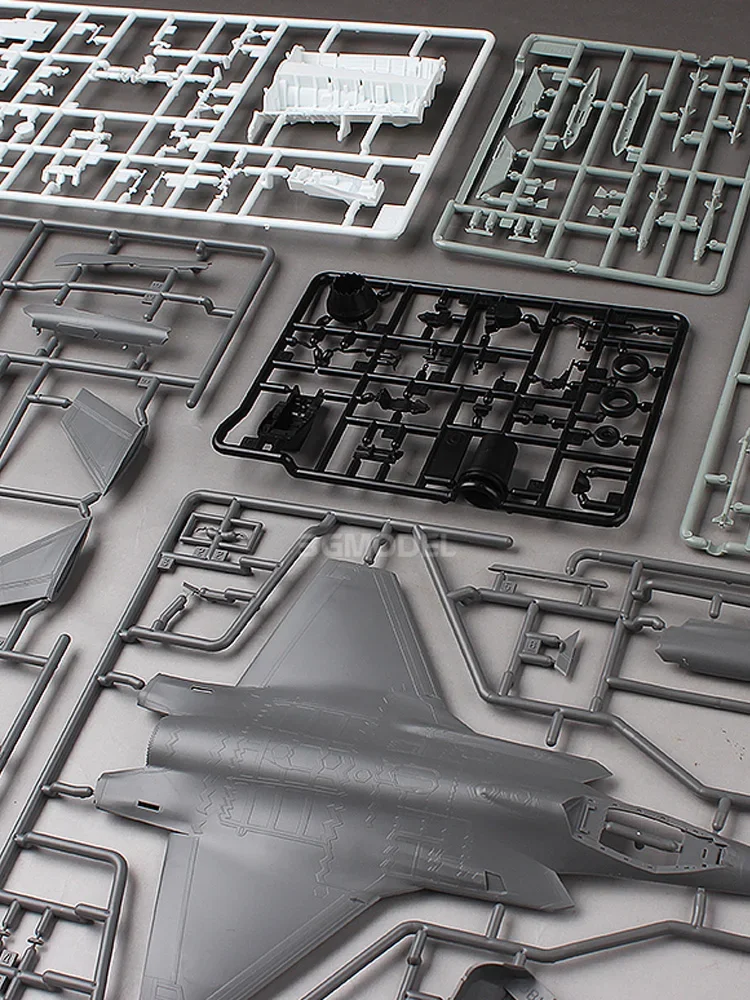 Academia Aircraft Model Assembly Kit, Edição Separação Cor, USAF F-35A Fighter, 12507, 1: 72