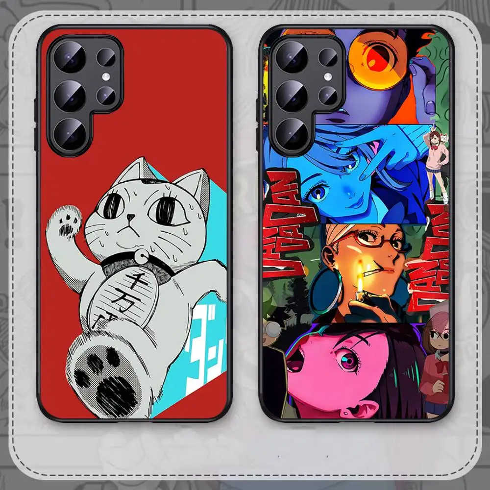 ANIME D-Dandadans Handyhülle für Samsung S 24 Fe 25 Ultra Plus 20 Lite 21 30 22 23 24 22 Ultra 5G Fundas