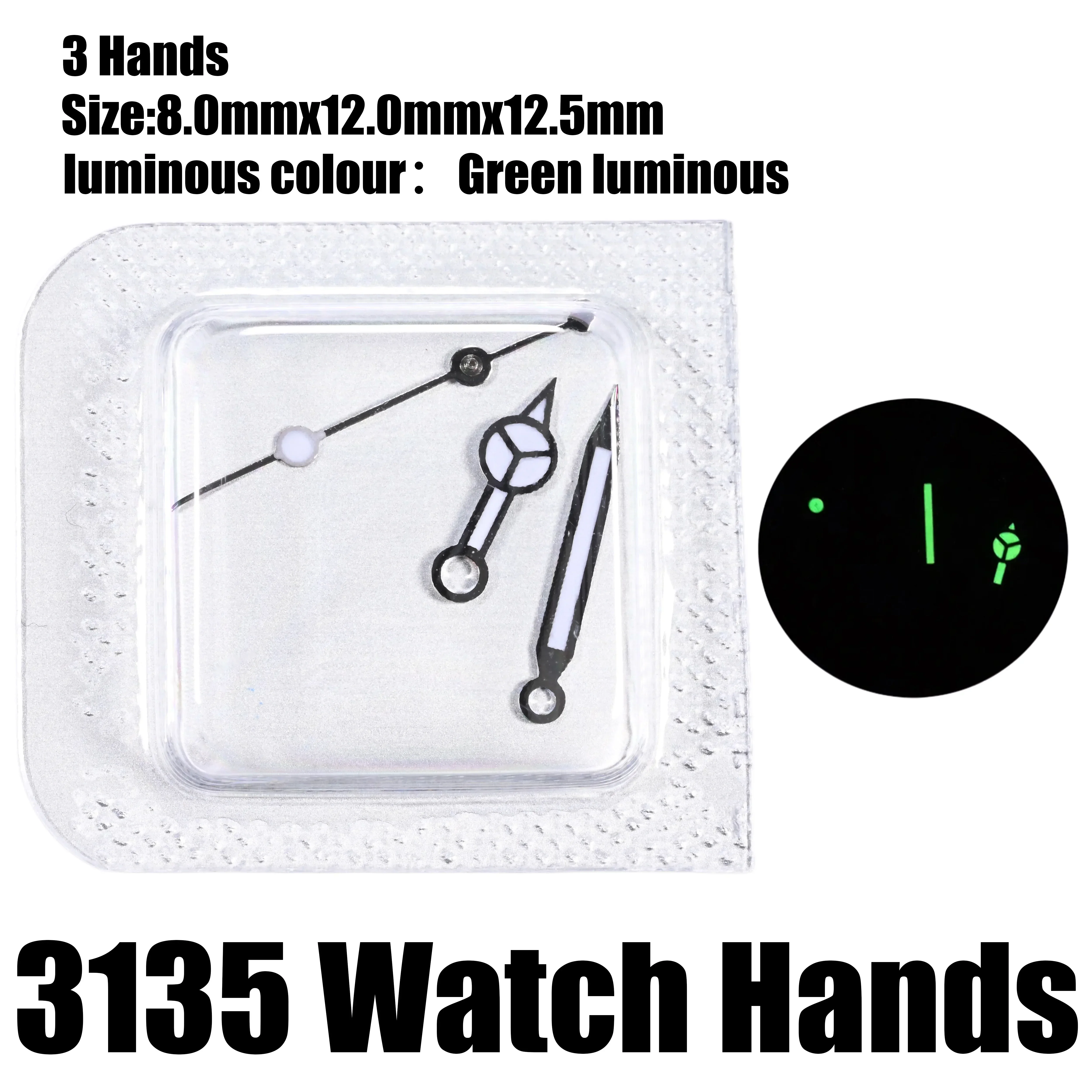 3135 movement watch Hands 3135 hands luminous