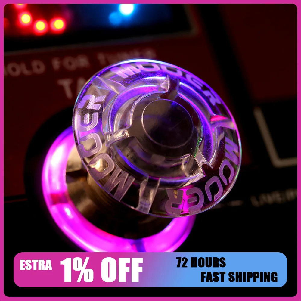 MOOER SHROOMS Transparent Guitar Effect Pedal Footswitch Toppers Protective Caps