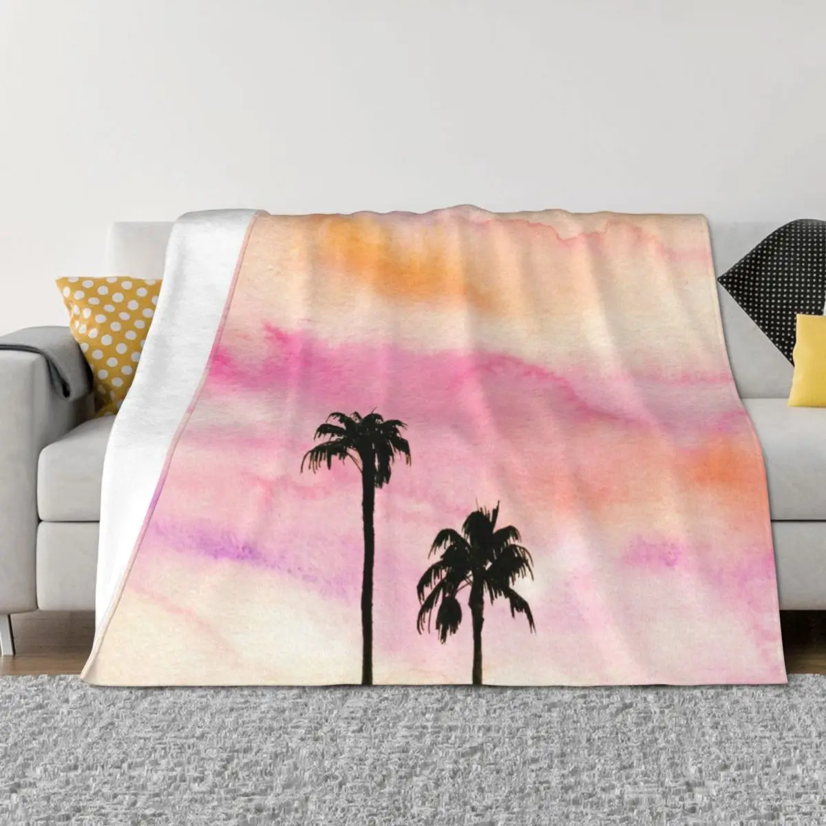 

Sunset Drive Throw Blanket Nap christmas gifts Comforter Decorative Sofa Blankets
