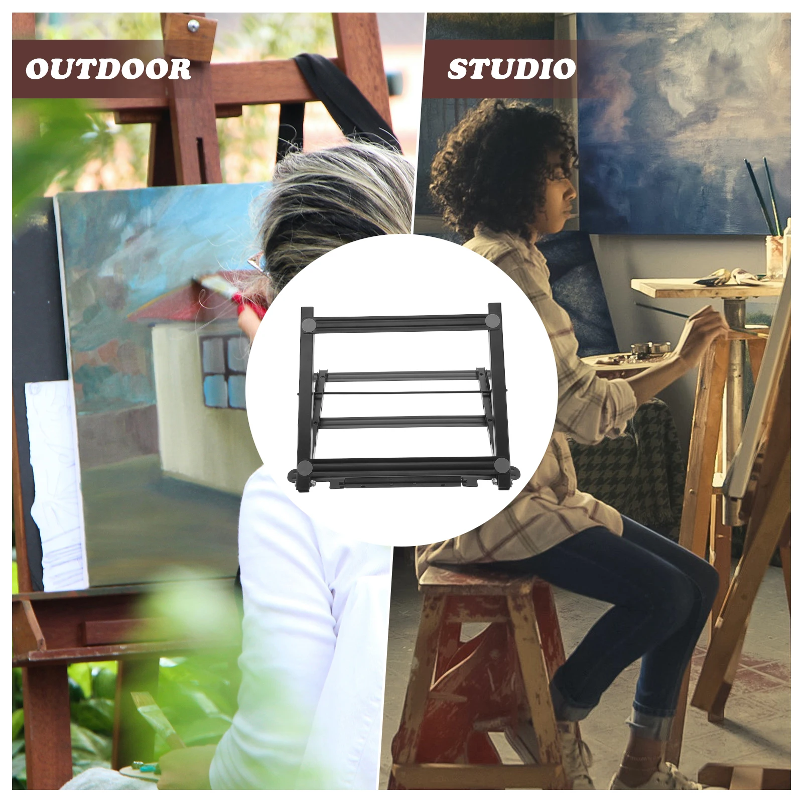 

Luminous Plate Drawing Board Stand Metal Tracing Table Wear Resistant Sturdy Portable Holder for Office Library Coffee Shop Use