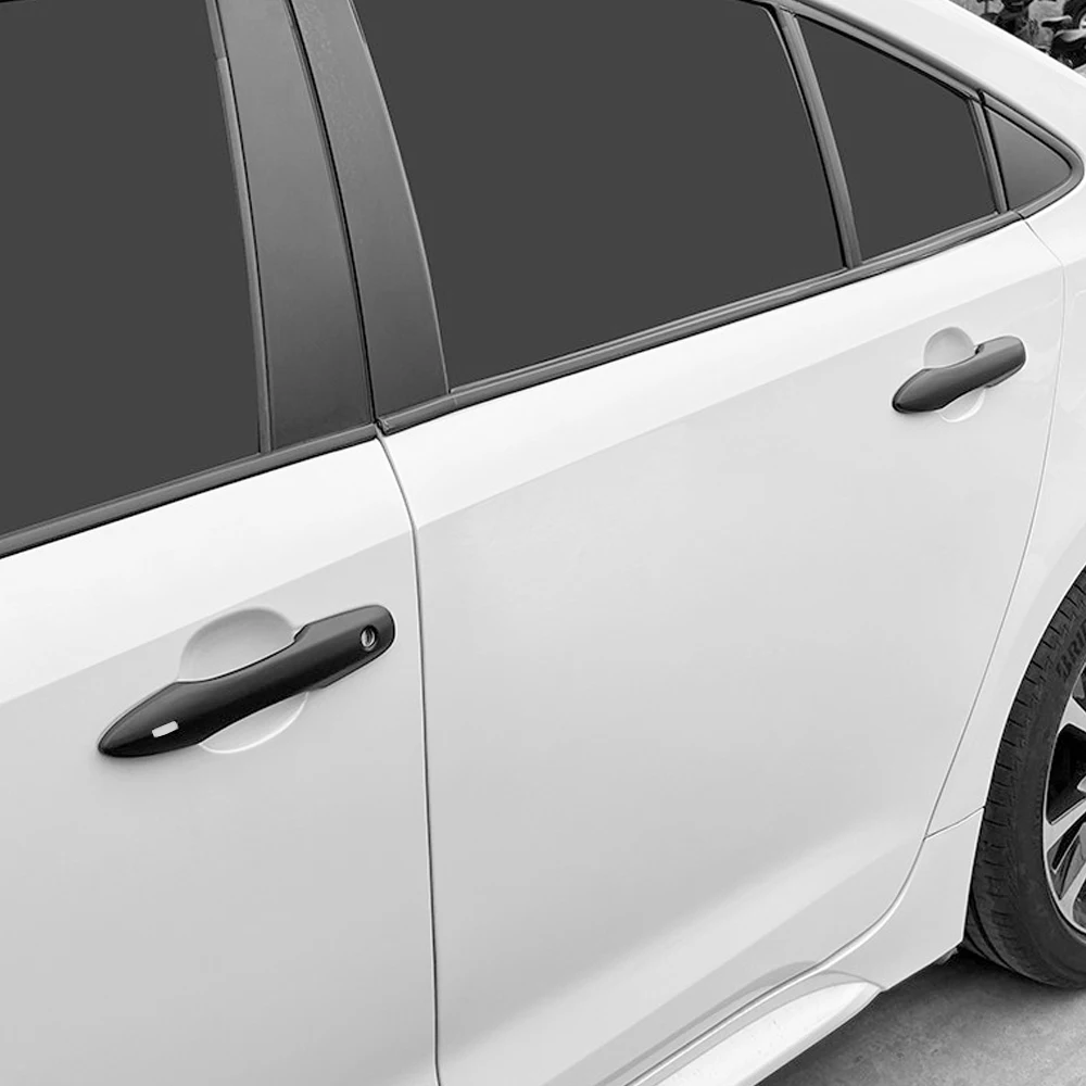 For Toyota Camry 2024 2025 2026 Carbon fiber Car Hanldle Cover Protection Trim Styling Auto Exterior Stickers Accessories