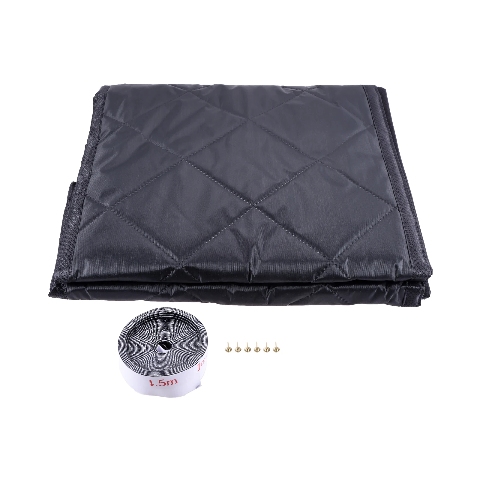 

1 Pc RV Thermal Door Curtain with Velcro Strap Nail Size 33'' X 80'' Waterproof Oxford Cloth RV Door Insulation Cover