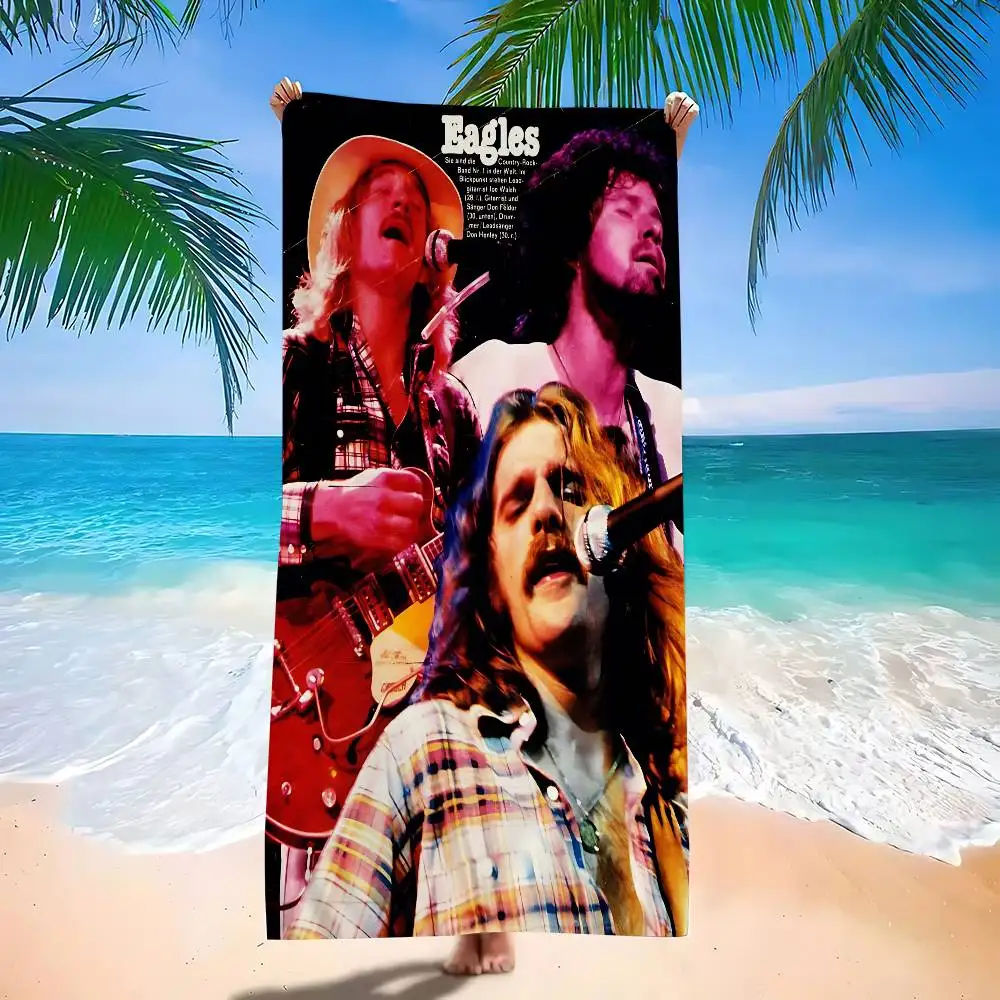 E-Eagles Hotel California Microfiber Beach Towel Absorbent Quick dry Soft Yoga Swimming Resort Mountain Climbing Towel