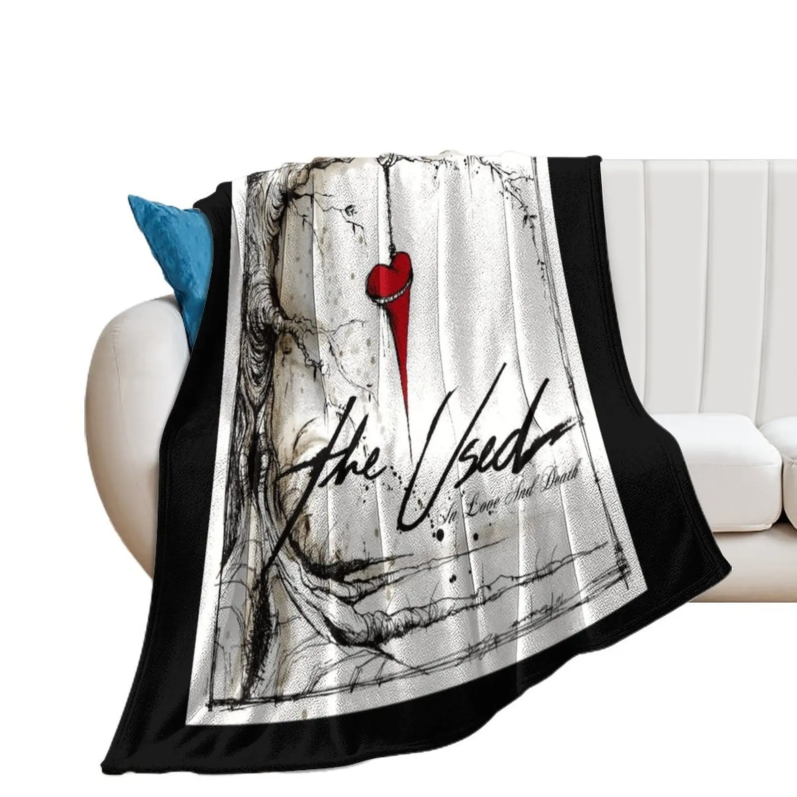 

In love and death Throw Blanket Decorative Sofas manga Blankets