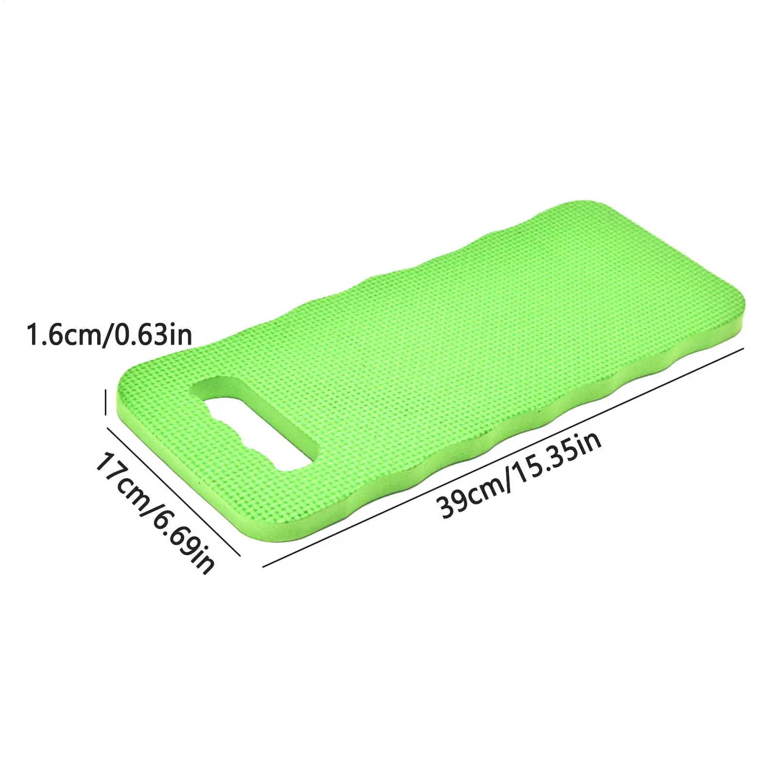 フォームひざまずくパッド衝撃吸収膝クッション人間工学に基づいた膝クッションヨガエクササイズベビー入浴屋外用ハンドル付き