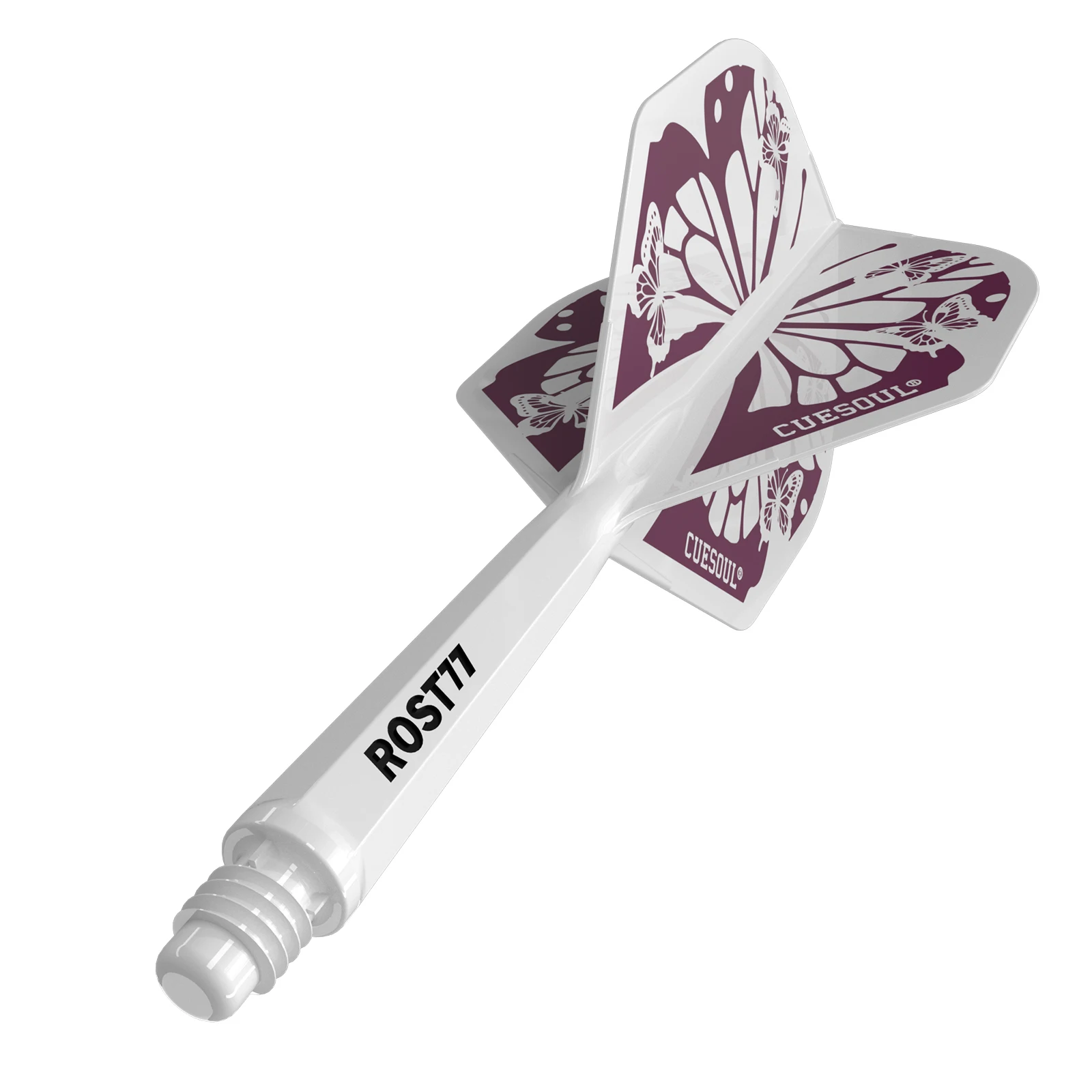 

CUESOUL ‘FOREST’Design ROST 77 Integrated Dart Shaft and Flight Standard Shape 28mm Set of 3