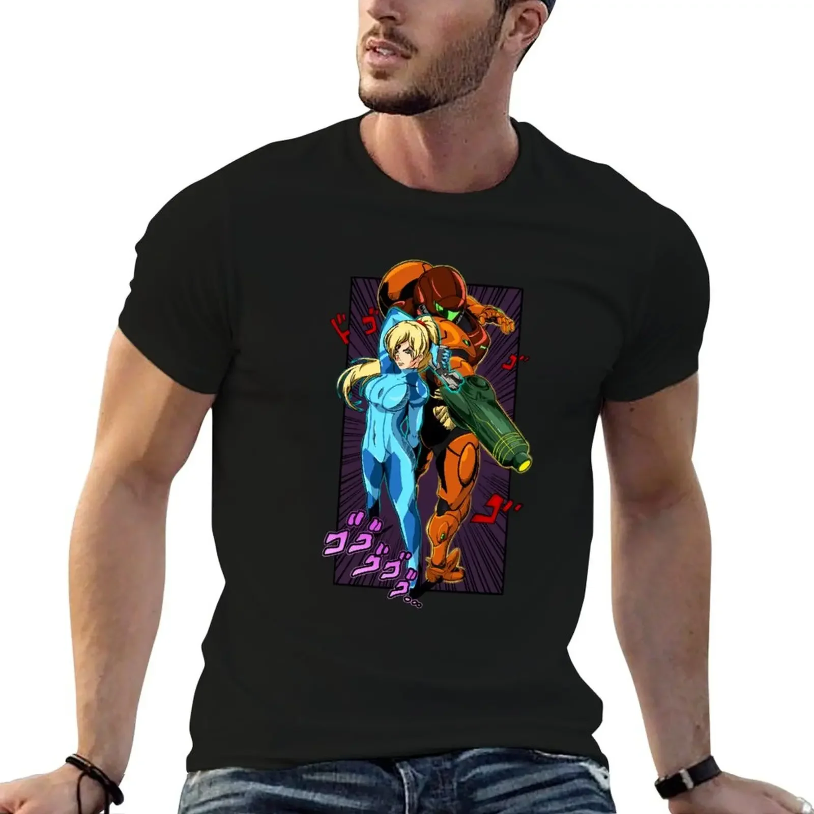 

Samus T-Shirt quick-drying vintage anime shirt mens plain t shirts