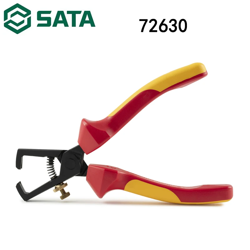 

Плоскогубцы для зачистки проводов Sata 72630 G Series VDE, устойчивые к изоляции и напряжению, 6 дюймов