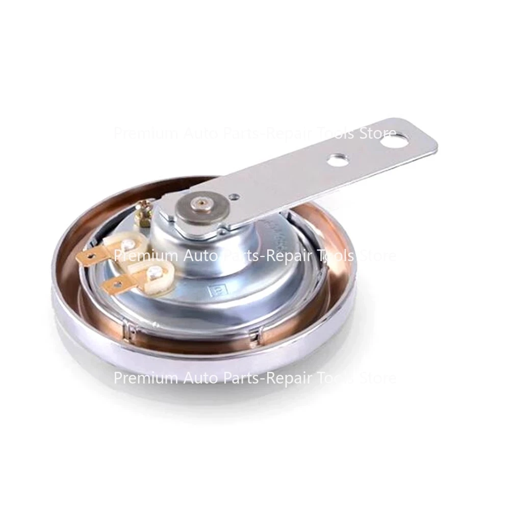 

A Pair Of 12V Motorcycle Air Horns Stainless Steel 8 Round - Hole Type Horn For Motorcycle Bike Battery Car