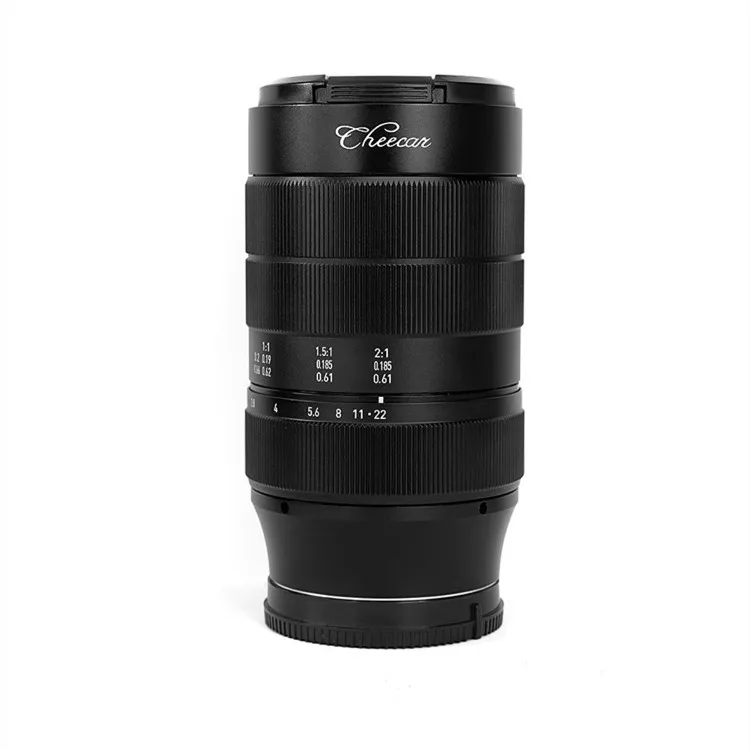 Cheecar 60mm F2.8 II Full Frame 2X Macro Camera Lens Manual Focus for  E Canon RF Nikon Z Fujifilm X Leica L Mount