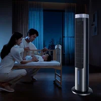 Ventilateur de climatisation portable, refroidisseur évaporatif personnel avec réservoir d'eau et pack de glace, ventilateur tour silencieux à 3 vitesses, mobile 6