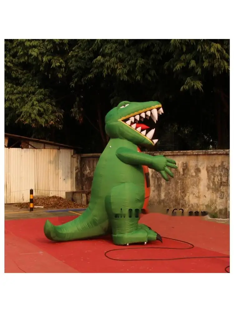 Custom Giant Dinosaur Cartoon T-Rex Inflatable Dino Animal Mascot For Outdoor Party Events Decoration