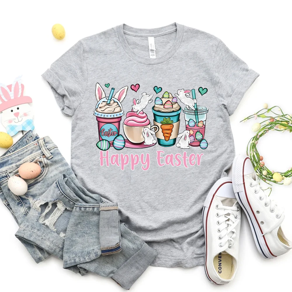 イースターをテーマにした洗えるステッカー,衣類,日曜大工,アイスクリーム,かわいいウサギのパッチ,アイロン,6個に適しています