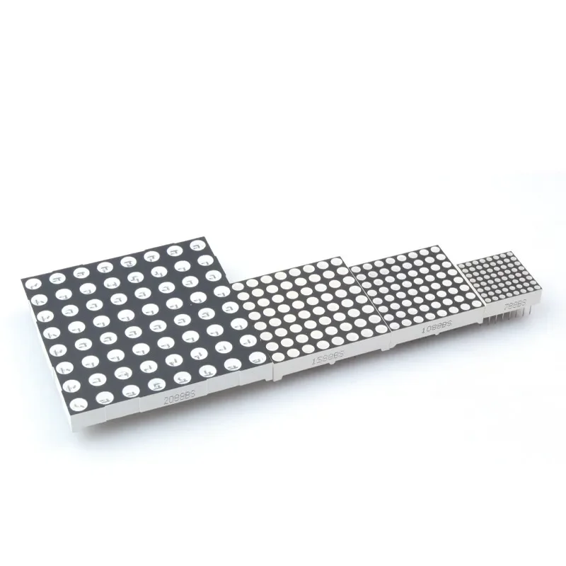 LOT 8*8 LED Dot Matrix Module 1.9MM 3MM 3.75MM 5mm Red 788BS 1088BS 1588BS 2088BS common anode screen