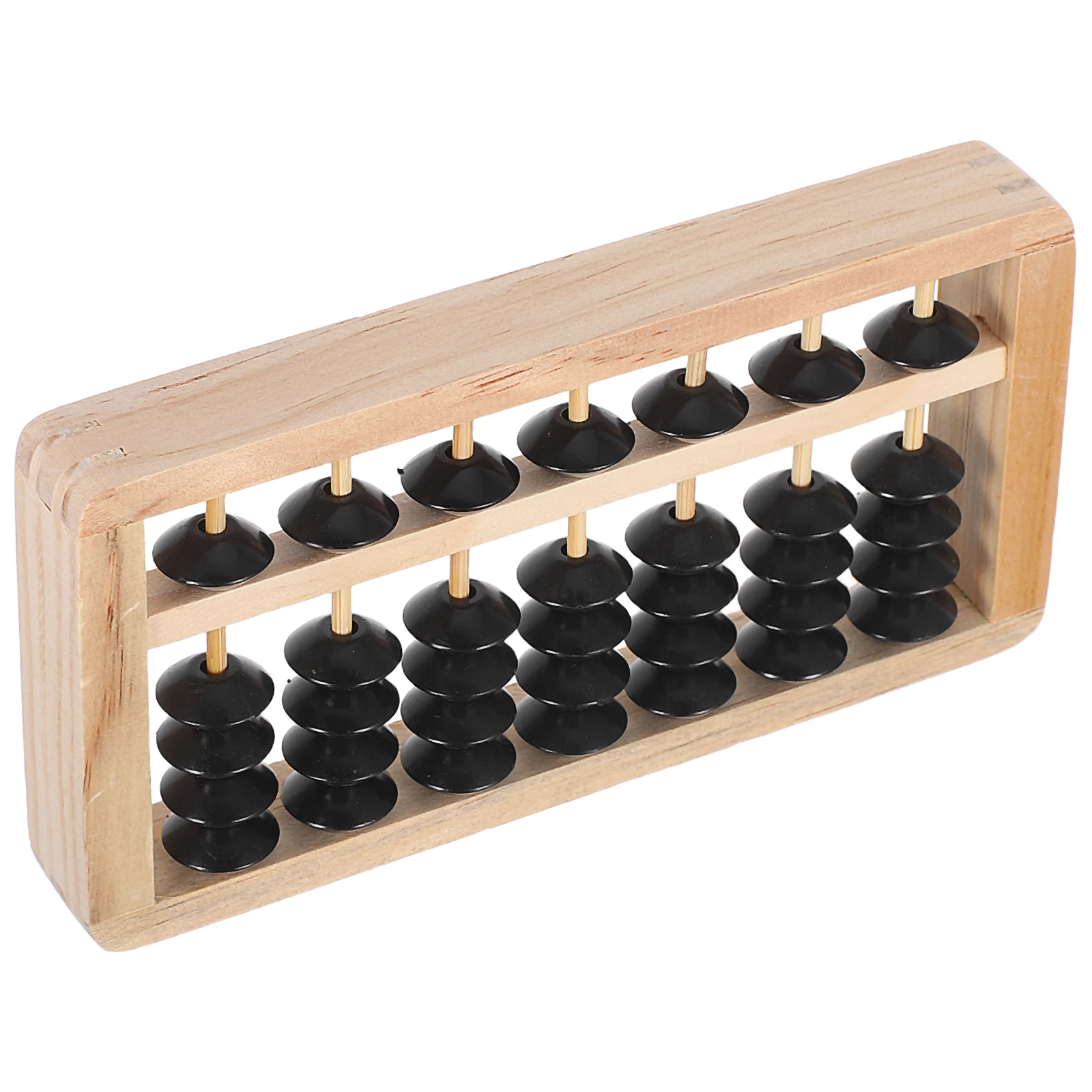 

Wooden Abacus Decoration Smooth Mini Calculating Tool Desktop Home Ornament Educational Gift For Abacus Collectors Diy