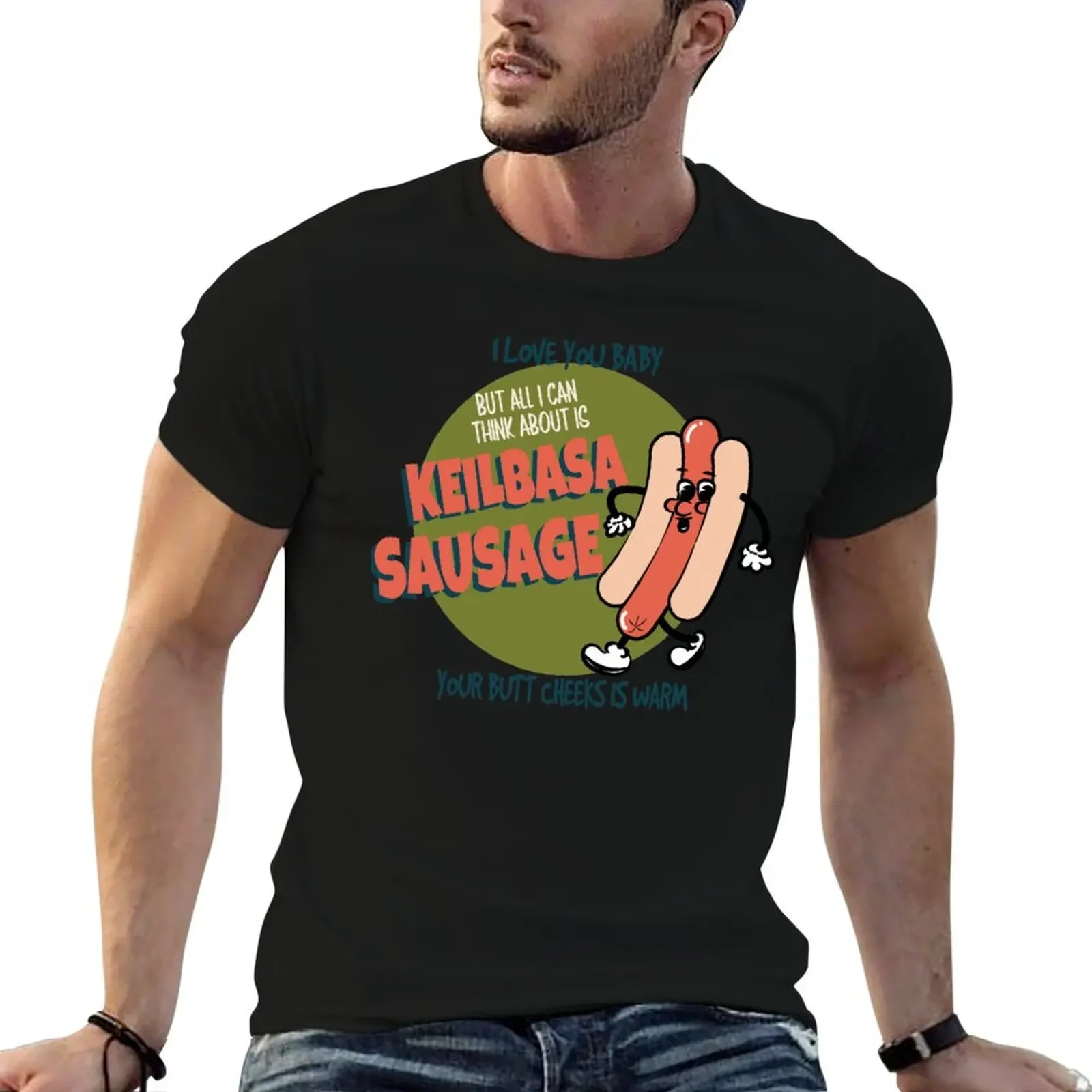 Kielbasa Sausage Lyrics Tenacious D T-Shirt cotton graphic tees plus size clothes blanks men t shirts high quality