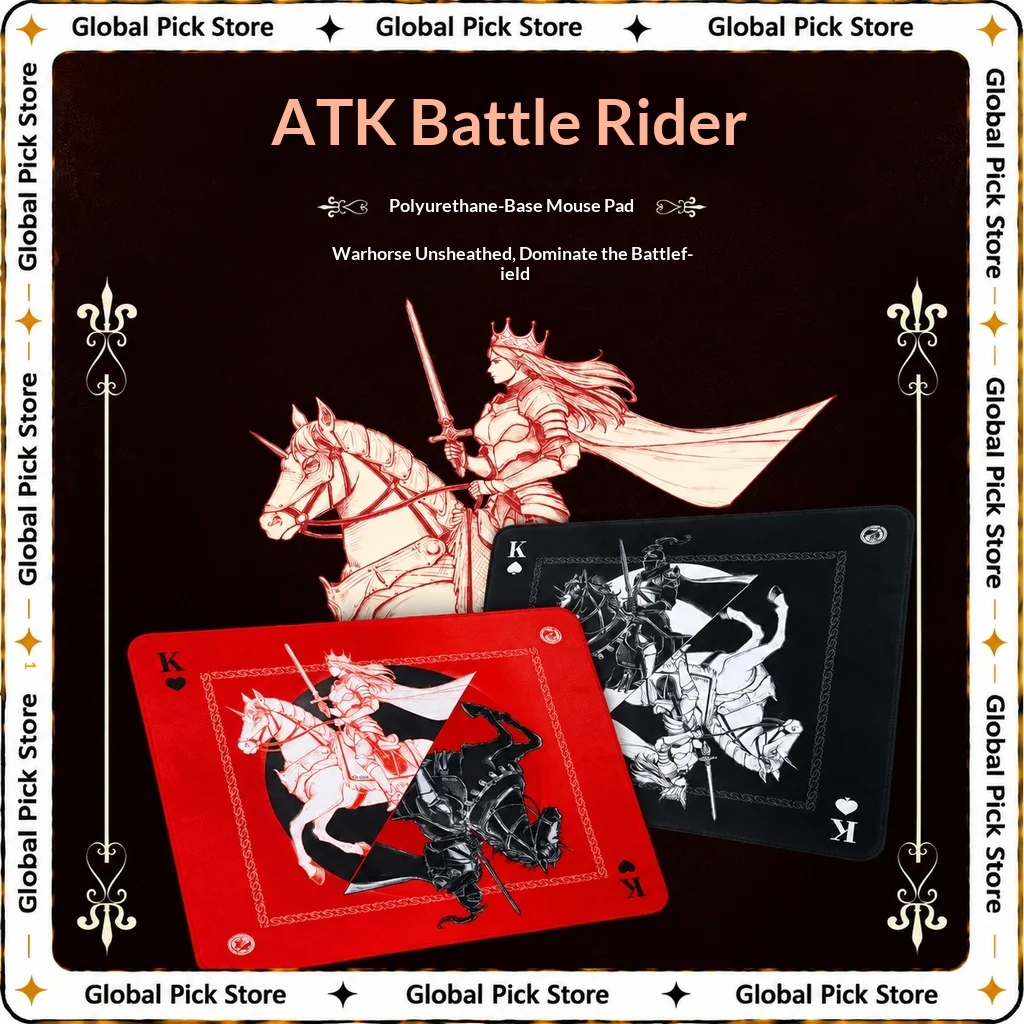 Genuine ATK Warhorse Battle Riding Mouse Pad Original Illustration E-Sports Fps Game Office Dedicated Fearless Contract Mousepad