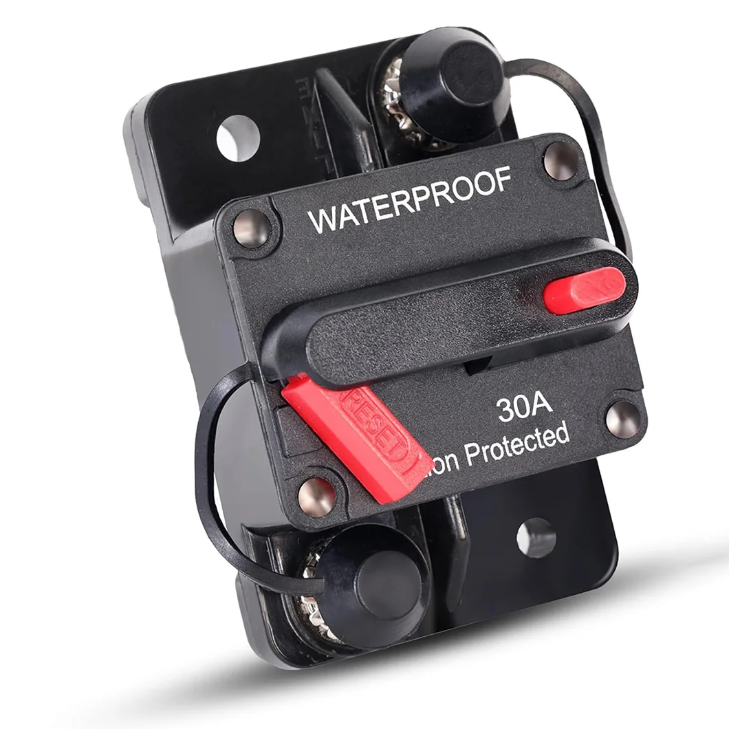 

Автоматический выключатель 30/40/50/60/80/100/150/200/250A с ручным сбросом для автомобильных морских троллинговых двигателей, лодок, квадроциклов, ручная защита питания