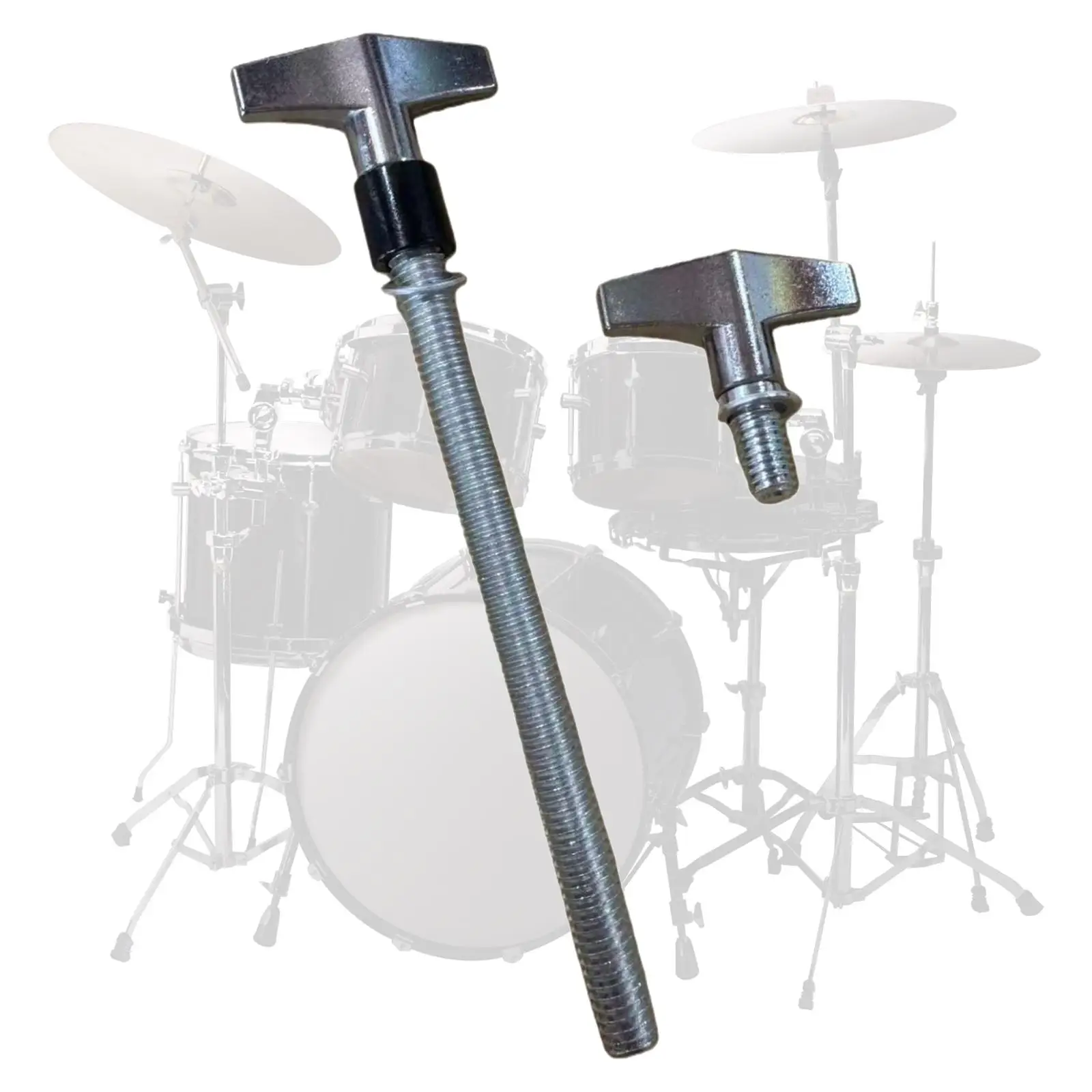 M8 Wing Screw for Cymbal Stand Zinc Alloy Lightweight Drum Parts Secure Clamp Fit for Snare Stand and Drum Kit Hardware
