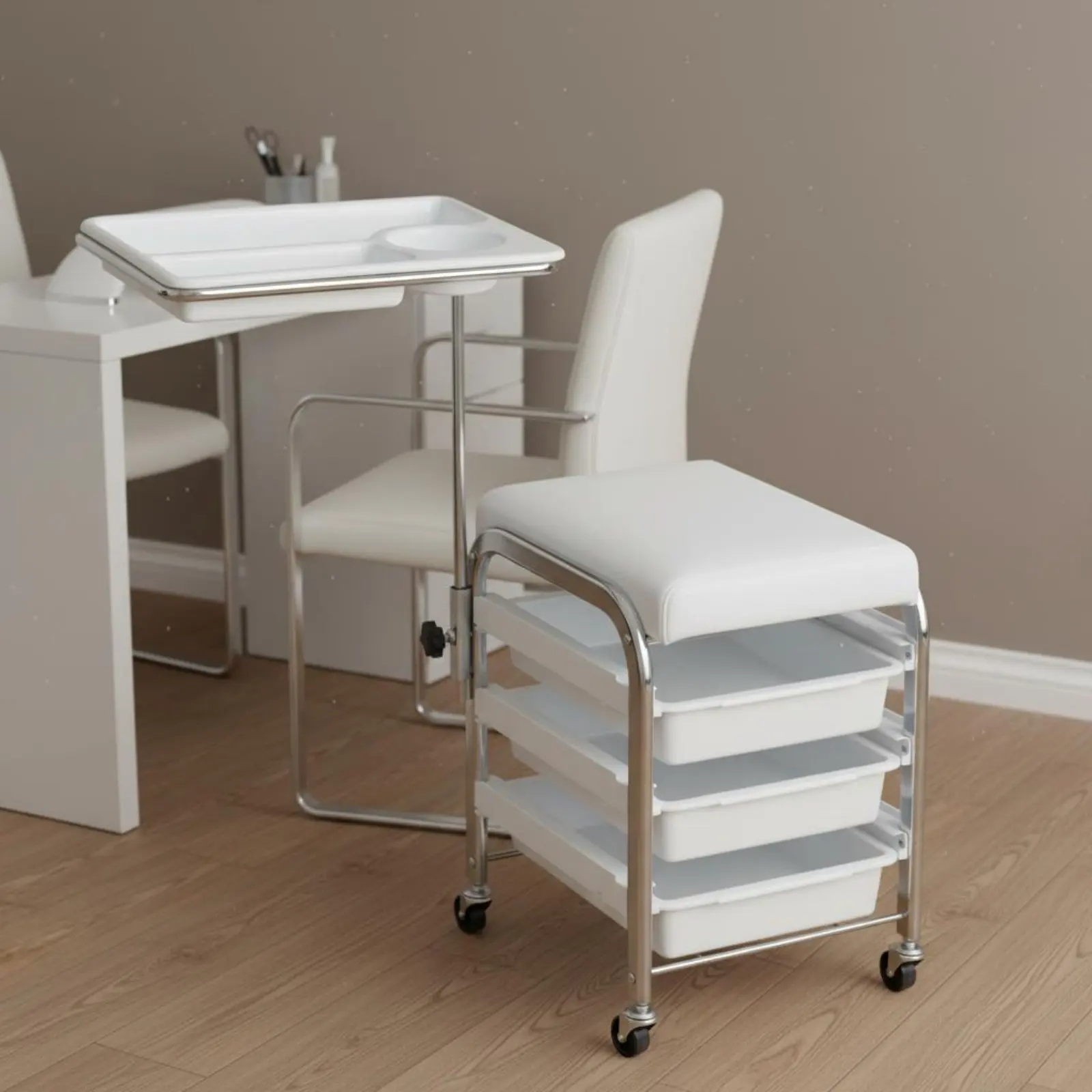 pedicure-trolley-stool-top-tray-beauty-trolley-with-seat-pedicure-trolley-easy-assembly-nail-trolley-for-beauticians