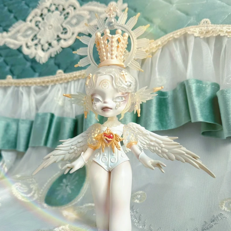 

New Dominator Svia Goddess Figure Sad Angel Teras Doll with Wings Vintage Gothic Sun Queen Beauty Designers Toy Art Collection